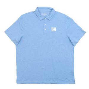 Vineyard Vines Men XL New York Giants Edgartown Polo Shirt Blue Pima Cotton NFL